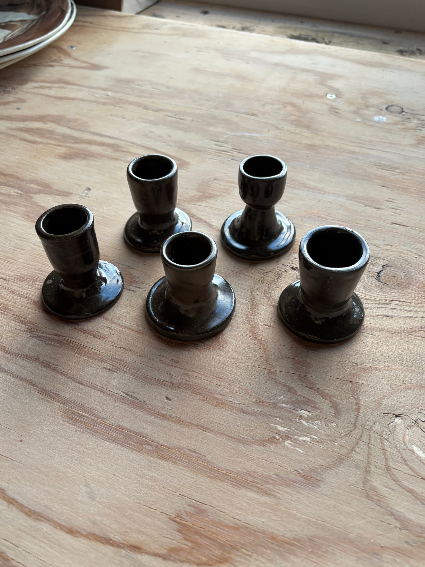 Brown candlestick