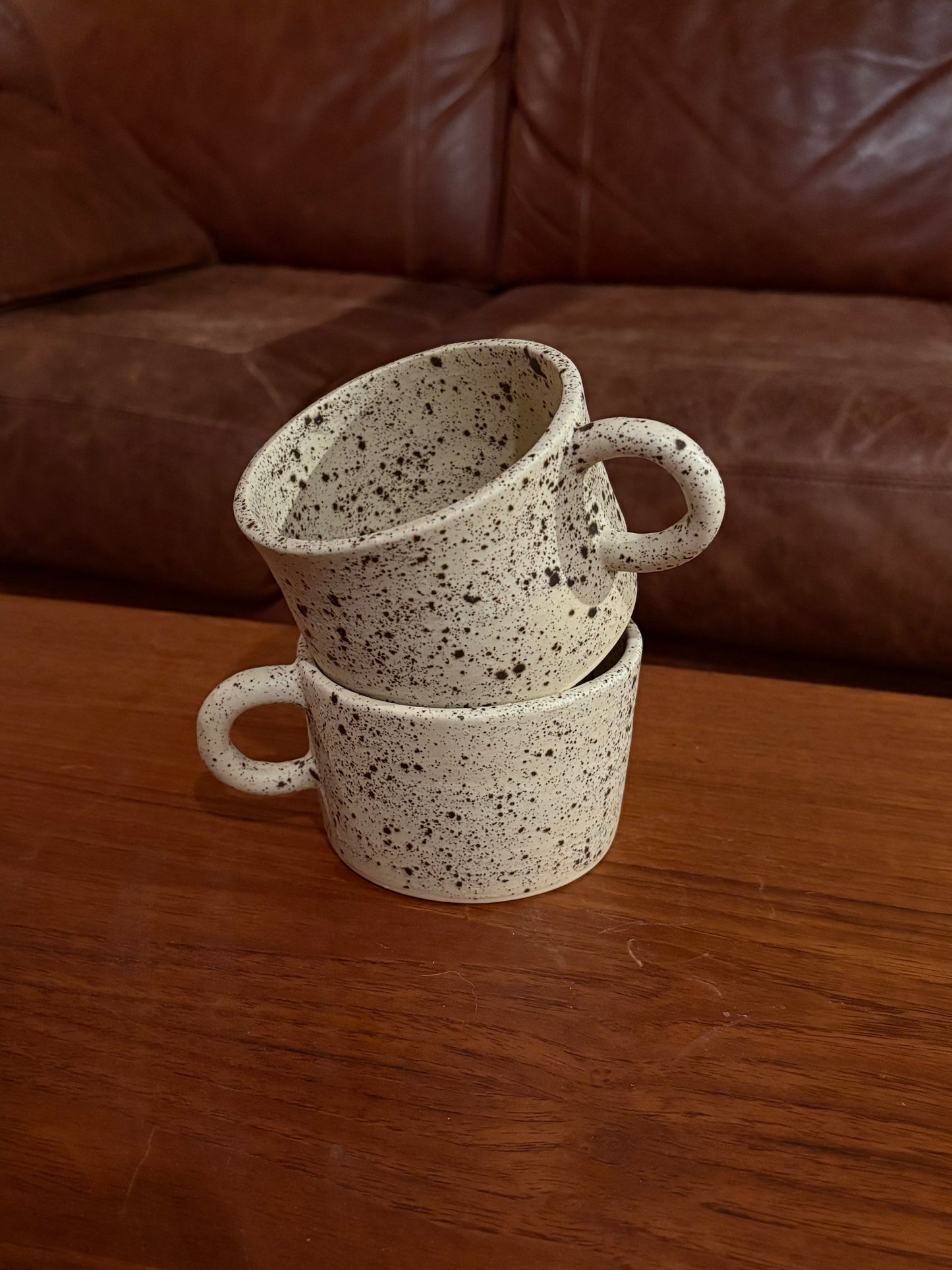 Brown Speckled Cups