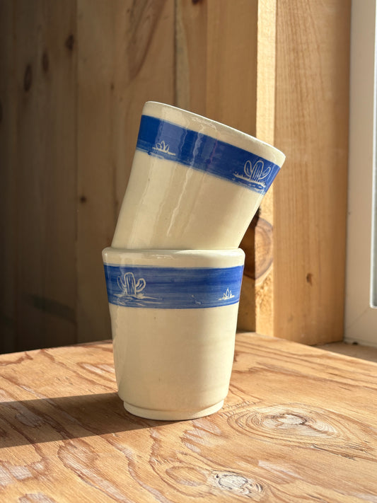 Blue Cactus Cup