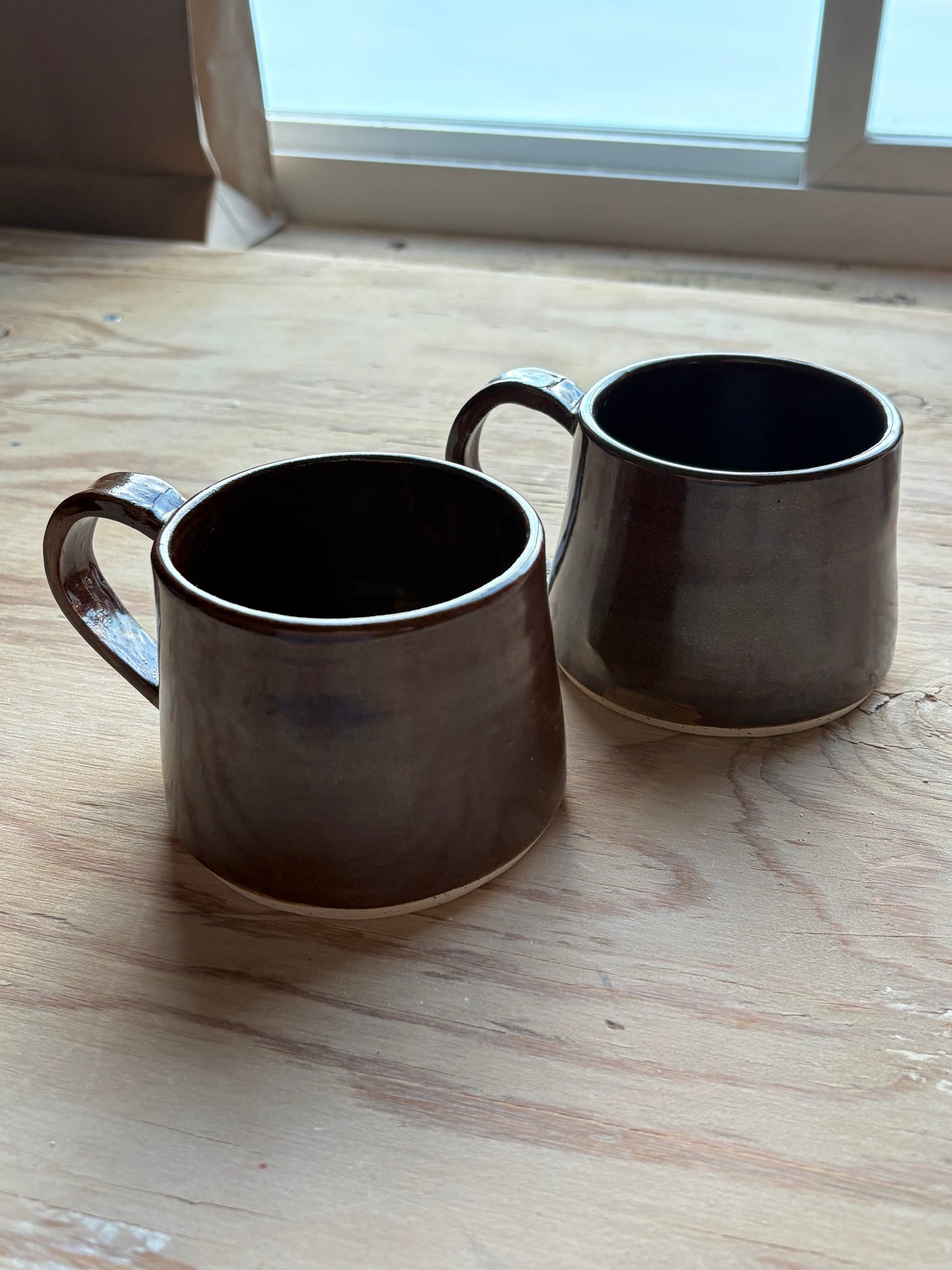 Brownish mugs